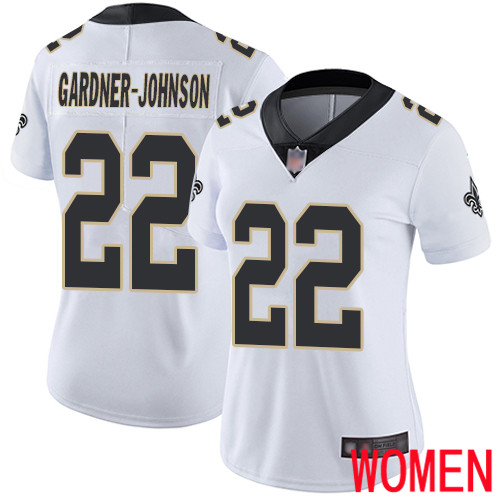 New Orleans Saints Limited White Women Chauncey Gardner Johnson Road Jersey NFL Football 22 Vapor Untouchable Jersey